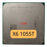 AMD Phenom II X6 1055T 1055 2.8G 125W โปรเซสเซอร์ CPU หกคอร์ HDT55TFBK6DGR ซ็อกเก็ต AM3