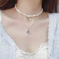 【Preflow ornament】เกาหลีผิดปกติสำหรับ Women14KThin กระดูกไหปลาร้า ChainChoker Koyle เครื่องประดับจี้ของขวัญ