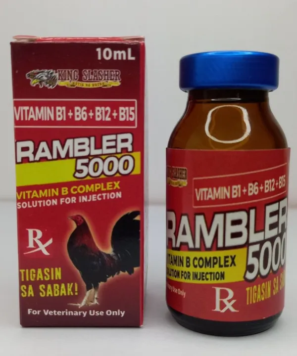 [VET SUPPORT] 1BOX KING SLASHER RAMBLER 5000 10mL / VITAMIN B1+B6+B12