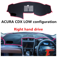 TAIJS แผงควบคุมรถปก Dash Mat สำหรับ ACURA CDX การกำหนดค่าต่ำขวามือไดรฟ์อัตโนมัติลื่นสีอาทิตย์แผ่นพรม