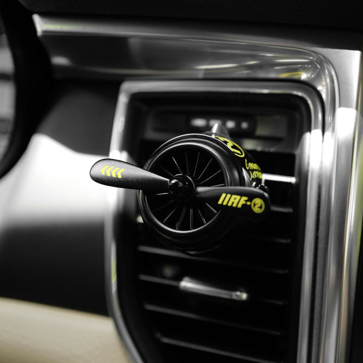 เทคโนโลยีแห่งอนาคต-น้ำหอมปรับอากาศรถยนต์-cyberpunk-ใบพัดหมุน-air-outlet-กลิ่นหอม-air-force-2-อุปกรณ์เสริมในรถยนต์-dliqnzmdjasfg