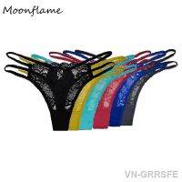 【hot】☃☄  Moonflame 5 Pcs/Lots Thongs Underwears Woman Female Panties G-string 2023 New Sale 87467