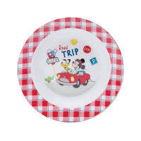 [รับประกันคุณภาพ] จานทรงลึก MICKEY ROAD TRIP รุ่น P 182-8 จาน / ชาม มีสินค้าพร้อมส่ง