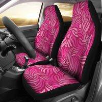 【NEW】 Pink Abstract ArtSeat Covers Pair 2 Front Seat CoversSeat Covers