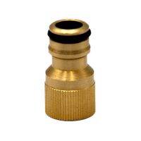 Brass M18 M22 Female Thread Nipple Connector Home Improvement Plumbing Pipe Fittings Copper Faucet Quick Coupling Adapters