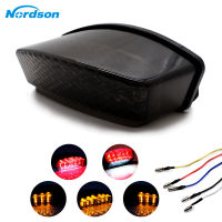 Nordson Motosikal ไฟท้ายไฟท้าย Ke สัญญาณไฟเลี้ยว Led Bersepadu untuk Ducati 4006206957508009001000มอนสเตอร์94-08