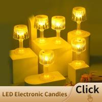 【CW】 Flameless LED Candle Light Battery Powered Electronic Candles Tea Lights Lamp Wedding Birthday Party Christmas Decorations
