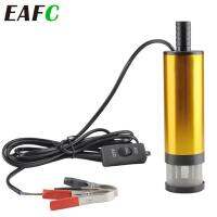 EAFC Car Electric Fuel Pump DC 12V 24V For Automatic Pumping Diesel Water Submersible 12L/Min Fuel Transfer Pump Aluminum Alloy