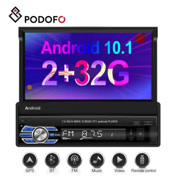 Cheap Podofo Android Car Radio Autoradio 1 Din 7 Touch Screen Car MP5  Player GPS Wifi Auto FM Rear View Camera