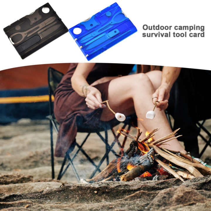 10-in-1กระเป๋าใส่บัตรเครดิต-edc-multi-เครื่องมือ-outdoor-survival-อุปกรณ์ตั้งแคมป์1กล่องการ์ดปีนเขาแบบพกพาเครื่องมืออุปกรณ์