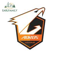 EARLFAMILY 13Cm X 12.7Cm,สำหรับสติ๊กเกอร์และรูปลอกรถ Aorus League CSGO อะนิเมะกันน้ำกันรอยขีดข่วนแต่งรถตกแต่ง JDM