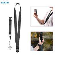 ESCAM สายคล้องพอท Camera Hand Strap สายรัดคล้องคอนาฬิกาข้อมือสายรัดยึดสำหรับ Insta360 ONE X/X2/OSMO กระเป๋า2