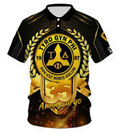 TYRO GYN PHI INTERNATION HIGH QUALITY FULL SUBLIMATION polo shirt 02（Contact the seller, free customization）