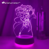 Led Night Light Anime Sword Art Online Asuna for Kids Bedroom Decoration Nightlight Child Birthday Gift Room Decor 3d Lamp Manga