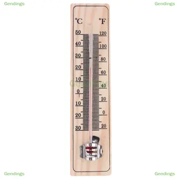 Wall Hang Thermometer Indoor Outdoor Garden House Garage Office Room Hung  Logger