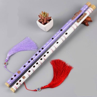 Yunnan ขลุ่ยไม้ไผ่ Flauta Inumento Musical E F G Key Flauta Chinesa Dizi ฟลุทเป่าข้างเปิดรู