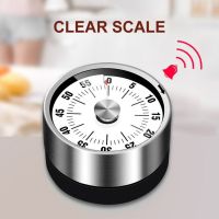 ♘♛□ Hot Stainless Steel Timer Mechanical Magnetic Clock Timer 60 Minutes Cooking Study Fitness Countdown Alarm Clock Kitchen Timer