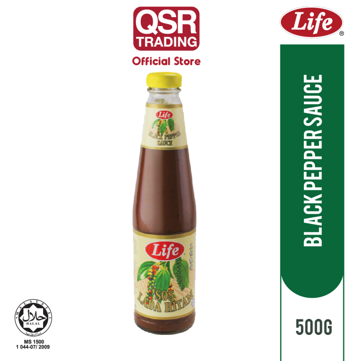 LIFE Black Pepper Sauce (500g) Lazada