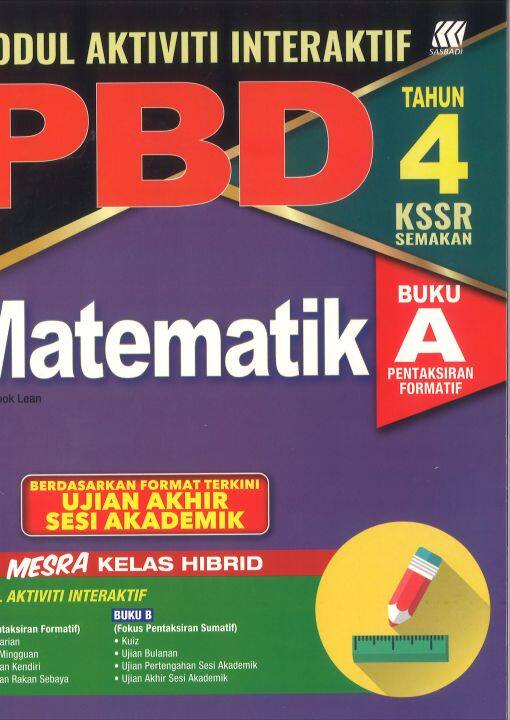 MODUL AKTIVITI INTERAKTIF PBD MATEMATIK TAHUN 4 KSSR | Lazada