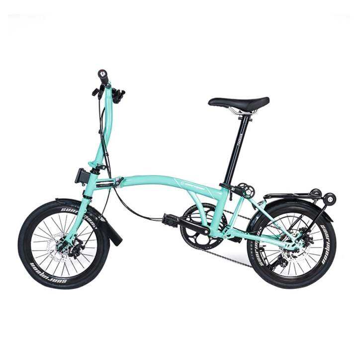 LEKSIKAL SUNRIMOON MINT Basikal Lipat Tiga Trifold Bike 9-speed ...