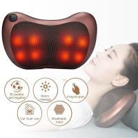 Car Home Cervical Spine Massager Neck Waist Back Electric Multifunctional Low Voltage Heating Massage Pillow