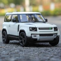 WELLY 1:24 Land Rover Defender SUV อัลลอยรถรุ่น D Iecasts และของเล่นยานพาหนะเก็บรถของเล่นเด็กของขวัญวันเกิด