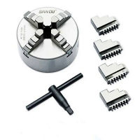 K12 80 100 125 160 200 250 130เครื่องกลึง Chuck 100มม. Sanou Four Jaw Self-Centering Chuck 4 Scroll Chuck สำหรับขนาดเล็ก L