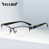 2021 Anti Blue Reading Glasses For Men Half-frame Diopter Glasses Business Male Presbyopic Eyeglasses Lentes De Lectura Mujer