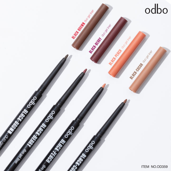 odbo-โอดีบีโอ-แบล็ค-บราวน์-ดูโอ้-เจล-ไลเนอร์-od359