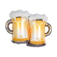 Large double beer glass balloon bar decoration birthday atmosphere decoration holiday celebration party decoration balloons Balloons