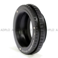 Adplo M42กับ M42ยึดเลนส์ปรับโฟกัสได้อะแดปเตอร์มาโคร Helicoid 10มม. ถึง13.5มม.