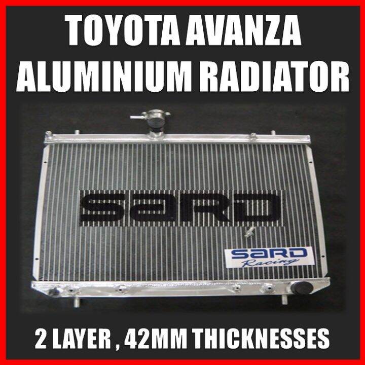 Toyota Avanza SARD Aluminium Radiator | Lazada
