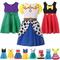 【jeansame dress】 GirlsStory 4 Woody DressCostumesBelle ชุด Seuelsa Anna Clothes