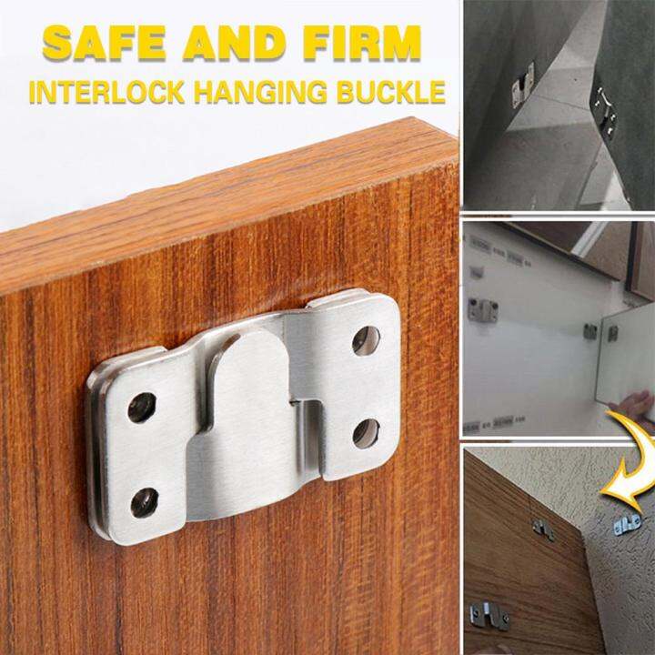 Furniture Interlock Bracket Stainless Steel Interlock Hanging Buckle