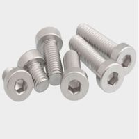 2-50PCS DIN7984  M2 M2.5 M3 M4 m5 m6 M8 m10 stainless steel hex socket thin Low short head cap model auto diy screw bolts Screw Nut Drivers