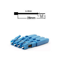 Free shipping 50pcsset LC UPC Fiber Optic Fast Connector Adapter single-mode Embedded Quick connector LC- UPC For Cold Splice