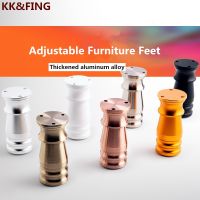 KK&amp;FING Adjustable Furniture Legs Aluminum Alloy Furniture Feet Sofa Legs Replacement 600KG Heavy Duty Cabinet Legs Repair Furniture Protectors Replac