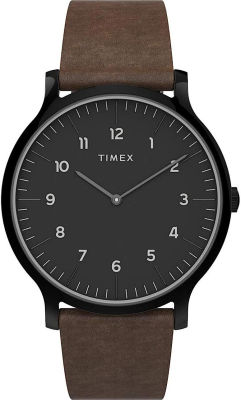Timex Mens Norway 40mm Watch Brown/Black