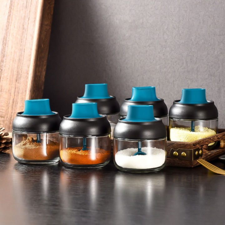 kitchen-glass-spice-jars-with-lid-salt-and-pepper-shakers-set-seasoning-organizer-herbs-soy-sauce-oil-bottle-with-label-paper