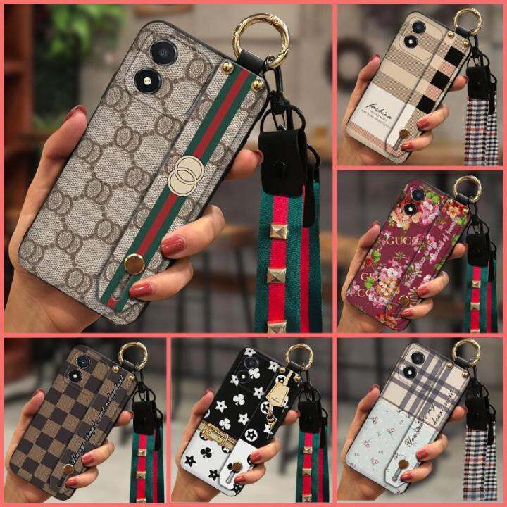 protective-durable-phone-case-for-honor-x5-soft-simple-wrist-strap-soft-case-shockproof-fashion-design-waterproof-tpu