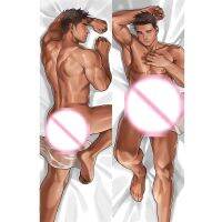 ❍◑ Dakimakura Anime Gay Double-sided Print Life-size Body Pillow Cover