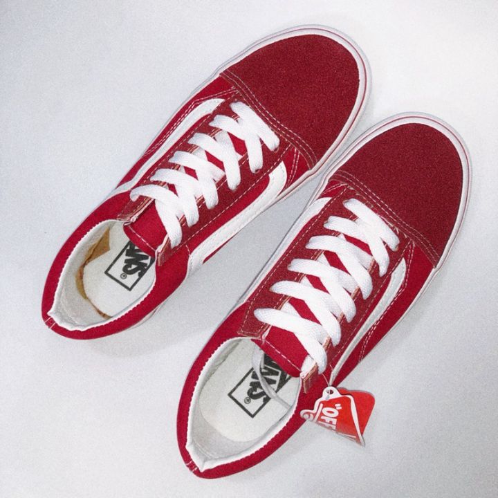 hot-original-van-soft-sole-low-neck-thick-rubber-fashion-casual-sports-sneakers-wear-resistant-school-shoes-skateboard-shoes-red