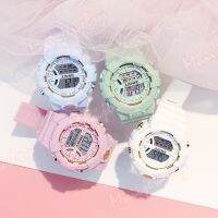 {Miracle Watch Store} [Maii] W0095ลายมาการองสีน้ำจากเกาหลีนาฬิกาแฟชั่นกีฬาใส่ได้ทั้งชายและหญิง