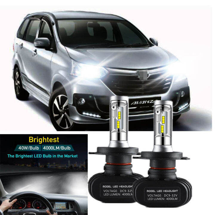 New For Toyota Avanza (F650) 20122019(Head Lamp) H4 LED Light Car