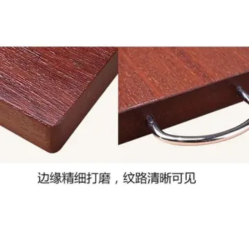 Vietnamese Iron Wood Cutting Board Rectangle Whole Wood Chopping