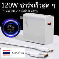 【รับประกัน1ปี】ที่ชาร์จ Xiaomi Black Shark 4 Pro 120W Type-C wired fast charging เสียวมี่ หัวชาร์จ สายชาร์จ 6A ชาร์จเร็ว ไว ด่วน 2เมตร ของแท้