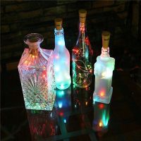 LED Solar Wine Bottle Lights 20 LED Solar Cork String Light Copper Wire Fairy Light For Holiday Christmas Party Wedding Decor