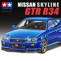 Tamiya 24210 MP Hoy ชุดโมเดล Nissan Skyline GT-R 1/24 (R34) ชุดสร้างโมเดลรถยนต์ของเล่นประกอบเอง