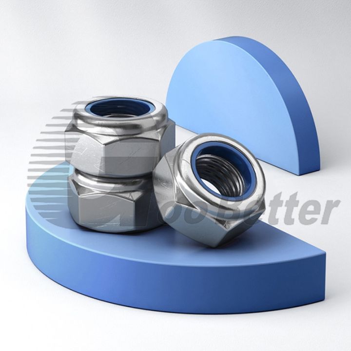 a2-304-stainless-stee-nylon-lock-nuts-m3-3mm-m4-4mm-m5-5mm-m6-6mm-m8-8mm-m10-10mm-m12-12mm