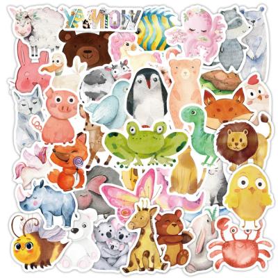 Anime Stickers Waterproof Cute Cat Pig Dog Cartoon Animals Decal on Laptop Car Phone Guitar Bicycle Graffiti Sticker Kids Toy Stickers Labels